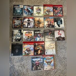 PS3 Video Game Collection